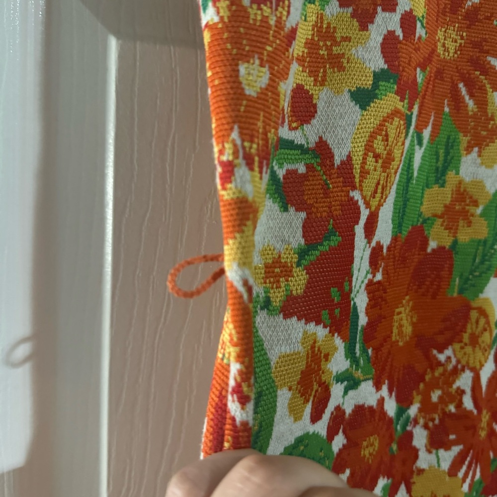Zara • Midi Dress • Floral • Short Sleeve • Large - Picture 7 of 14